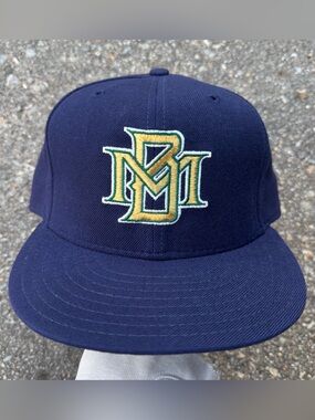 Vintage Milwaukee Brewers Fitted Hat Cap Size 7 Wool Made In USA VTG 90s MLB